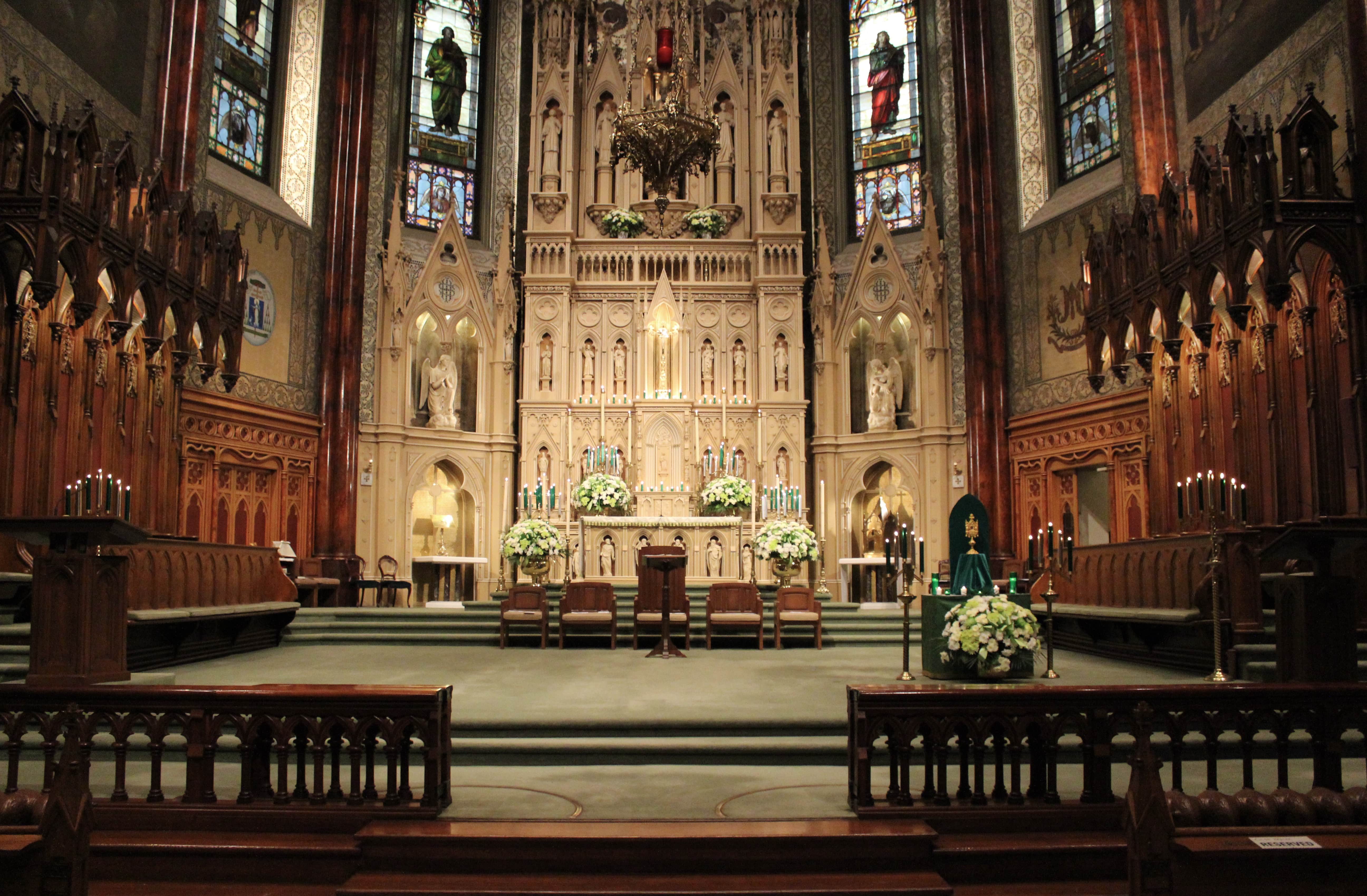 Altar at Saint-Patrick's